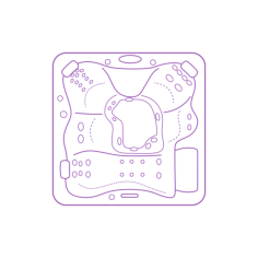 Fixtures Hot Tub Jacuzzi Sundance Hamilton Spa Outline Icon Svg Set, Free Vectors File